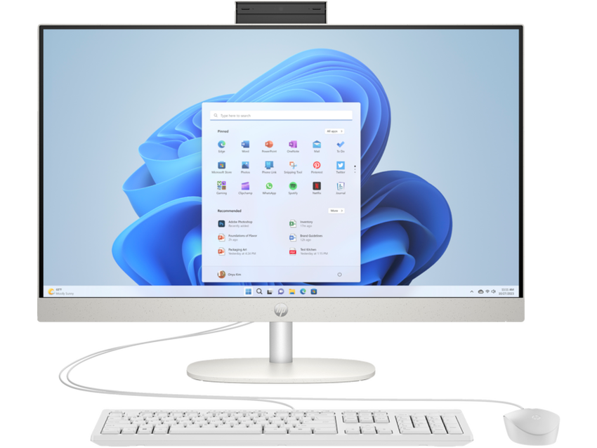 Računalnik HP All-in-One 27-cr0042nf | R5 7000s | 16 GB / Ryzen 5 / RAM 16 GB / SSD Disk
