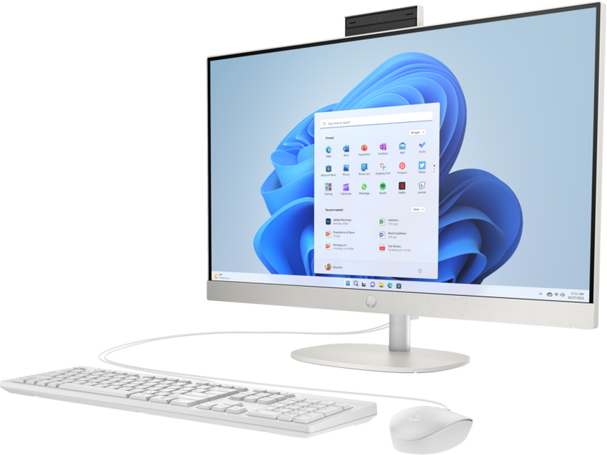Računalnik HP All-in-One 27-cr0042nf | R5 7000s | 16 GB / Ryzen 5 / RAM 16 GB / SSD Disk - slika 3