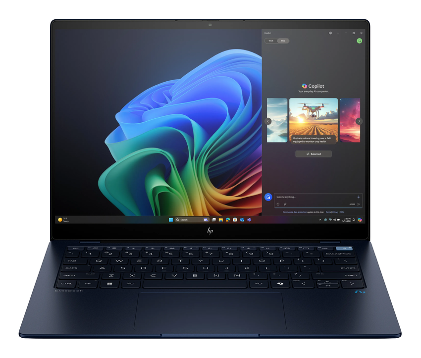 Prenosnik HP EliteBook Ultra G1q8 | Snapdragon X Plus / Qualcomm Snapdragon X Plus series / RAM 16 GB / 512GB SSD / 14,0″ 2.2K