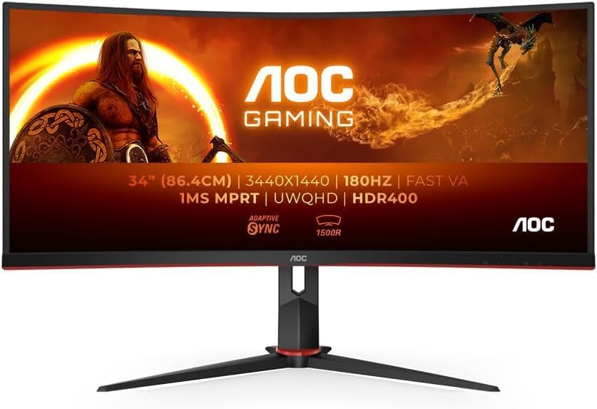 Monitor AOC CU34G2XP 86,36 cm (34″) UWQHD 1 ms - slika 2
