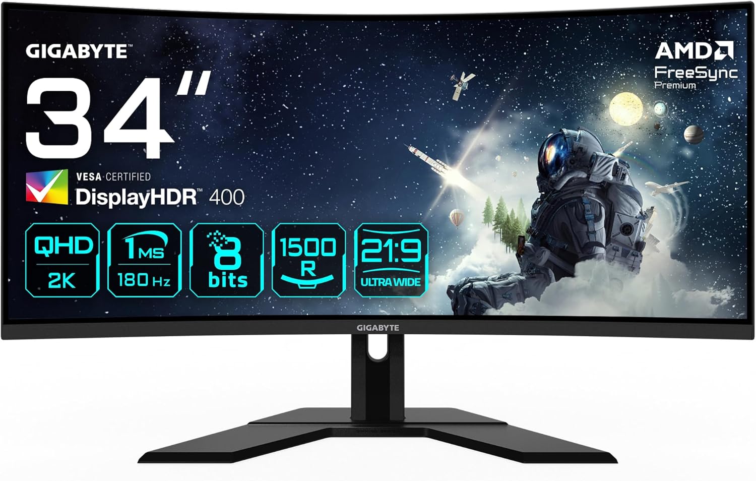 Monitor Gigabyte G34WQCP 86,36 cm (34″) UWQHD 1 ms