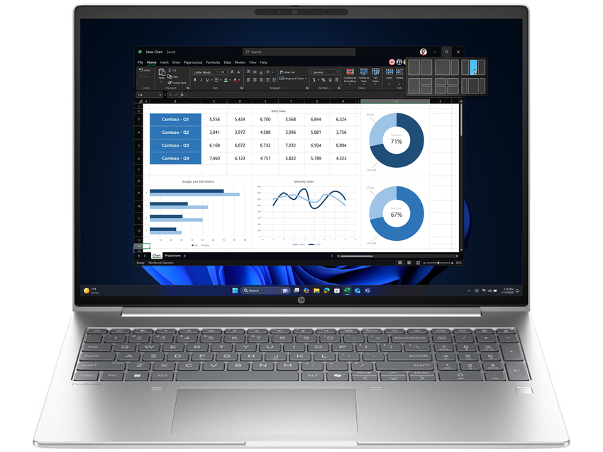 Prenosnik HP ProBook 4 G1i 16 | Ultra 5 255H | RTX 3050 (4 GB) | W11P / Core Ultra 5 / RAM 32 GB / 1TB SSD / 16,0″ WUXGA