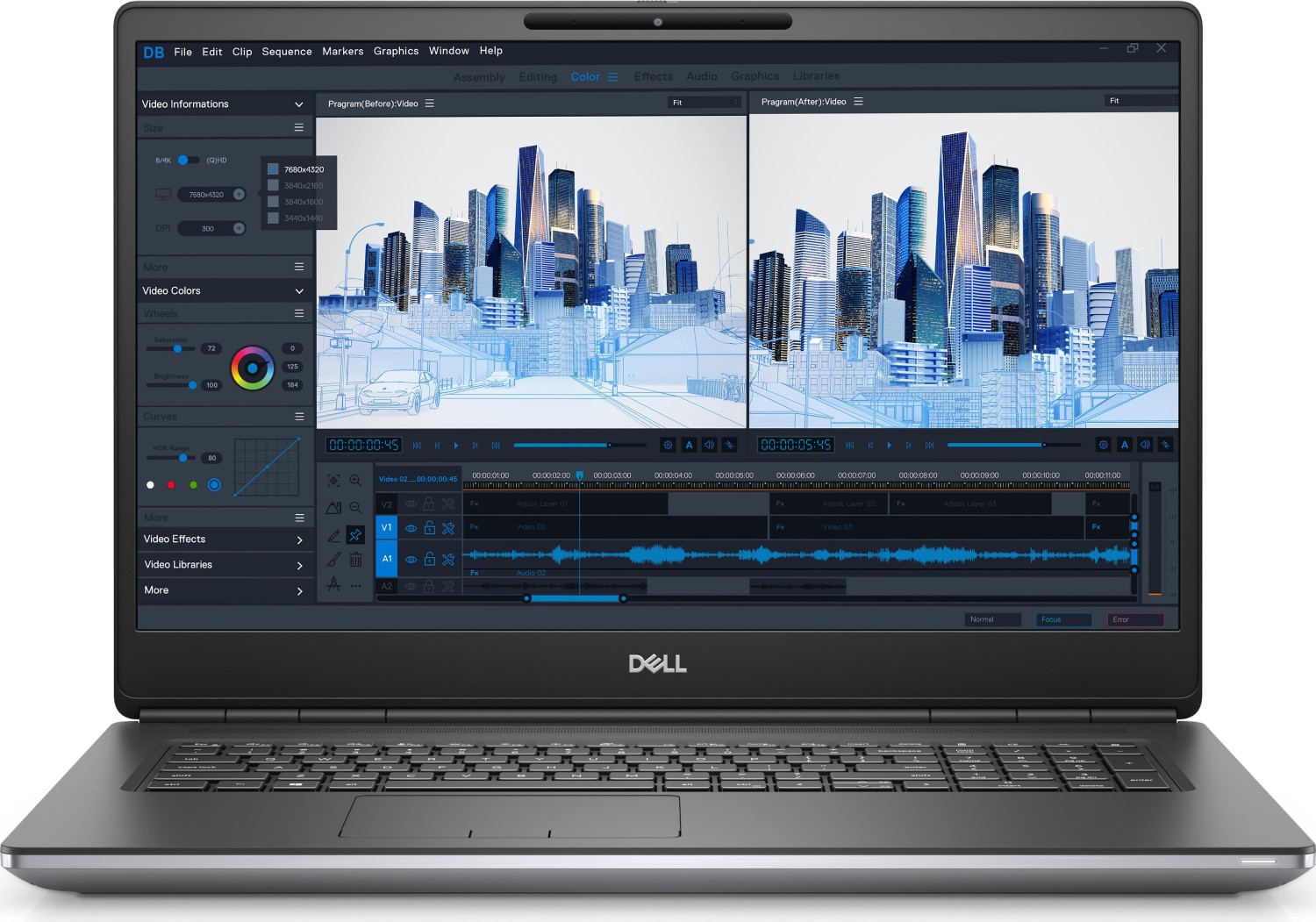Prenosnik Dell Precision 7760 / Xeon / RTX A5000 / RAM 128 GB / 512GB SSD / 17,3″ FHD